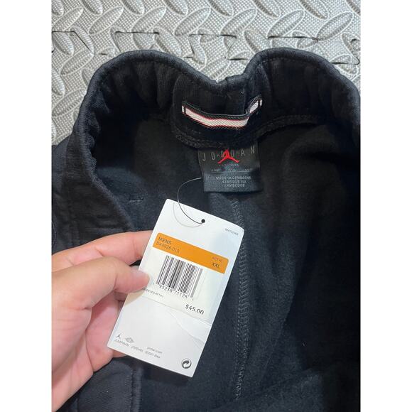 NIKE Jordan Jumpman Essentials Fleece Men's Black Shorts DA9826-010 Size XXL - Picture 2 of 7